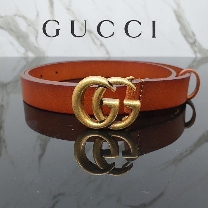 💕 구* 더블 G 버클 가죽 벨트 ⚓190