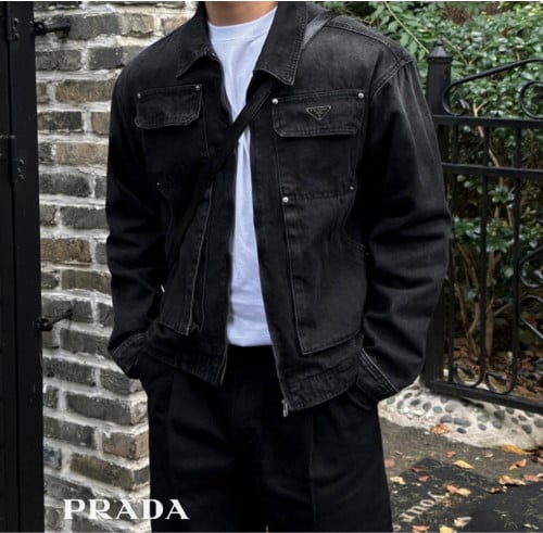 💕 프** 플레이트 르노 리벳 데님 자켓