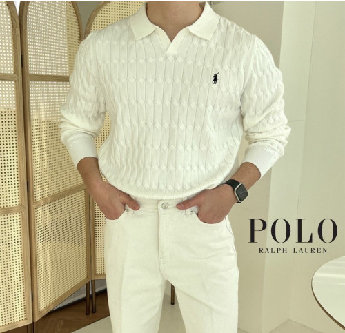 💕 폴* 캐시코스 꽈배기 머슬 니트