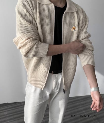 💕 메* 마르지엘라 폭스헤드 카라하찌 울 집업