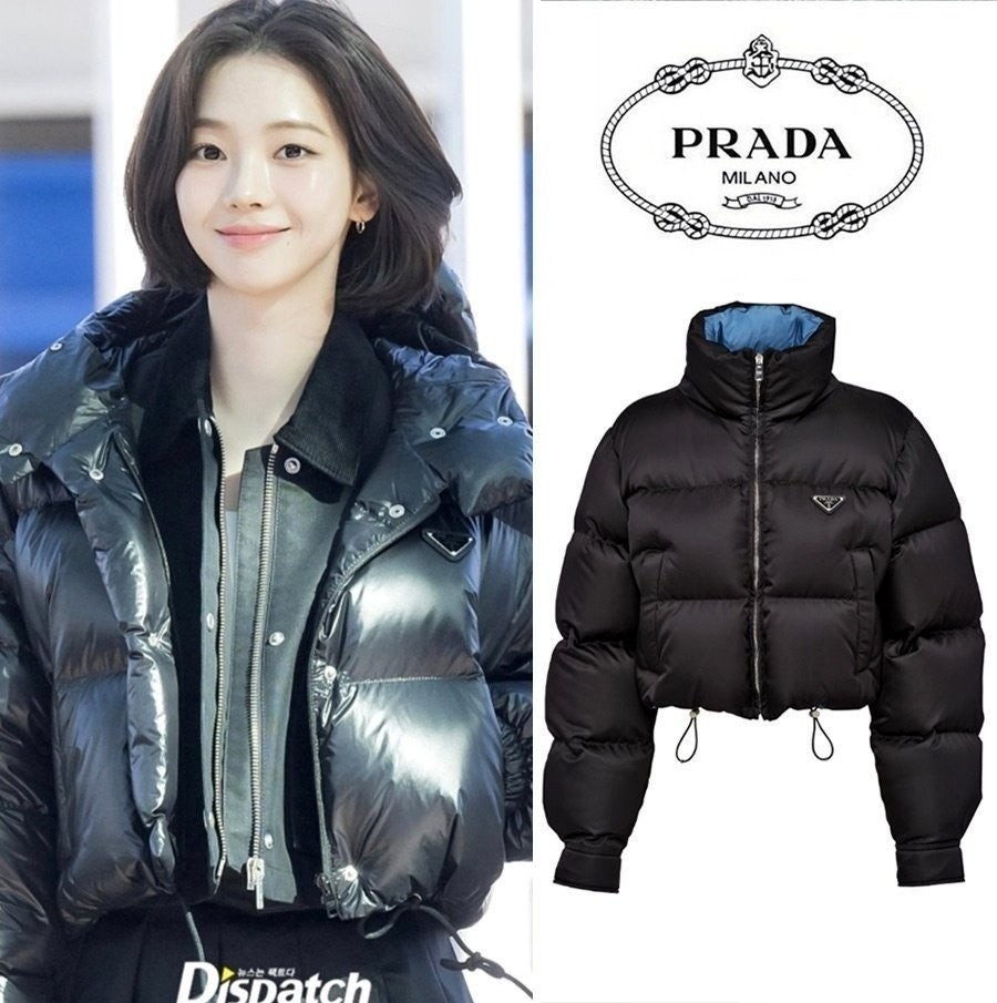 💕 프** 크롭 카리나 덕다운 패딩