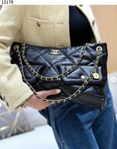 #샤넬 [Chanel] 수입프리미엄급 샤넬 램스킨 골드 메탈 블랙 백 신상 입고💢 #태그 #가방 #12179