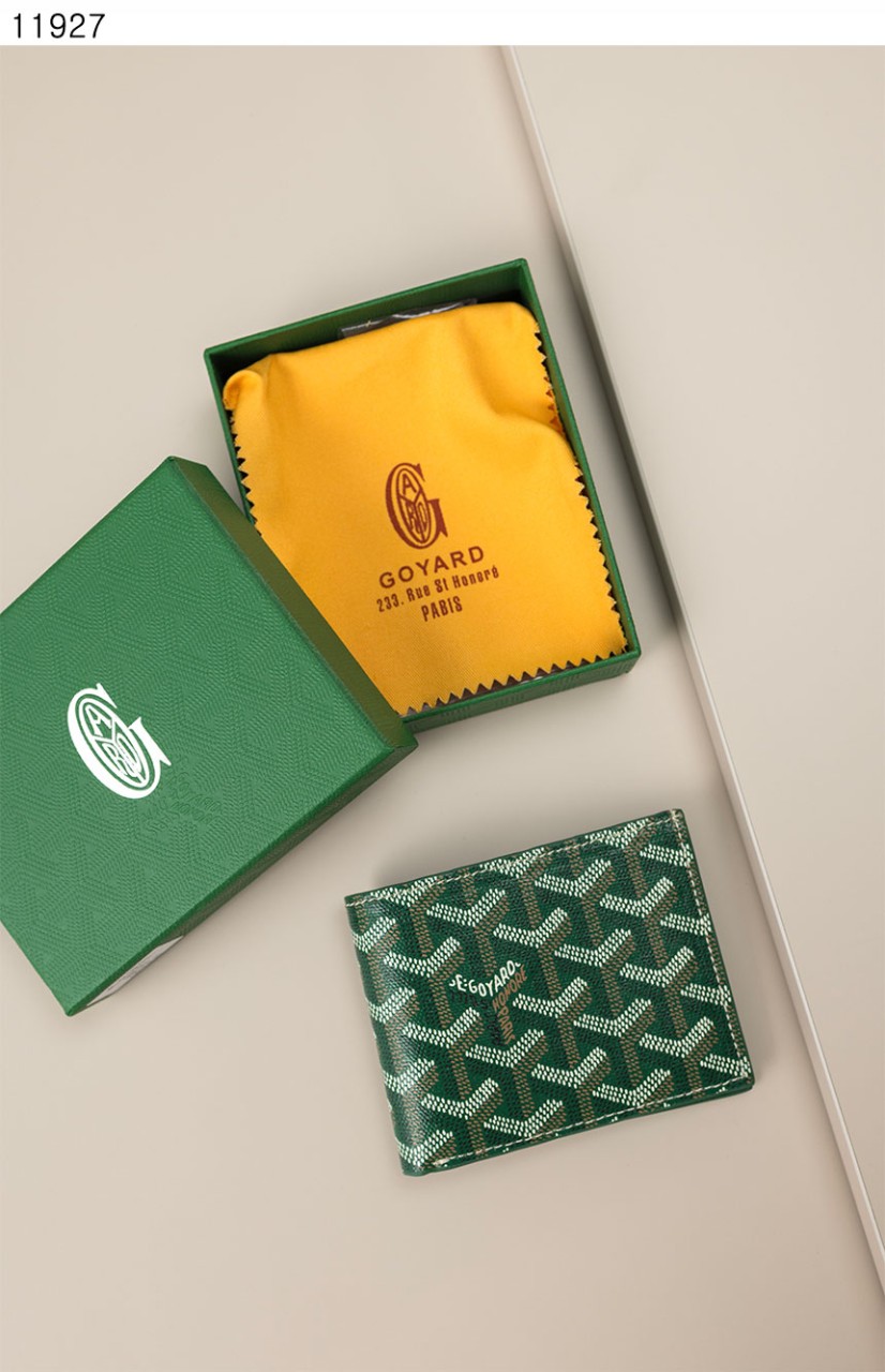 #고야드 [GOYARD] 수입프리미엄급 victoire wallet green 신상 입고💢 #태그 #지갑 #11927