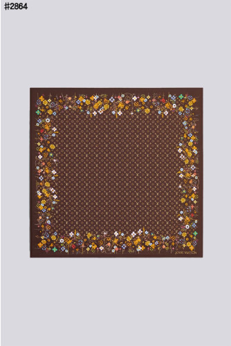 🍀 [LOUIS VUITTON] 루이비통 X 무라카미 타카시 모노그램 플라워 스퀘어 스카프 🍀