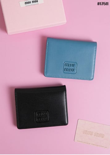 🔆 [MIUMIU] 미우미우 레더 카드 반지갑 🔆
