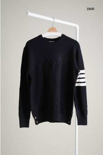 🔆 [THOM BROWNE] 톰브라운 남성 4선 케이블 니트 🔆