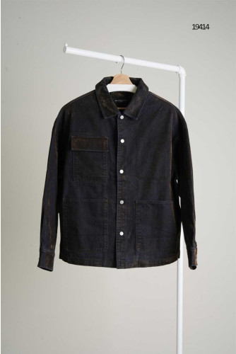 🔆 [BALENCIAGA] 발렌시아가 빈티지 이니셜로고 버튼 셔츠자켓 🔆