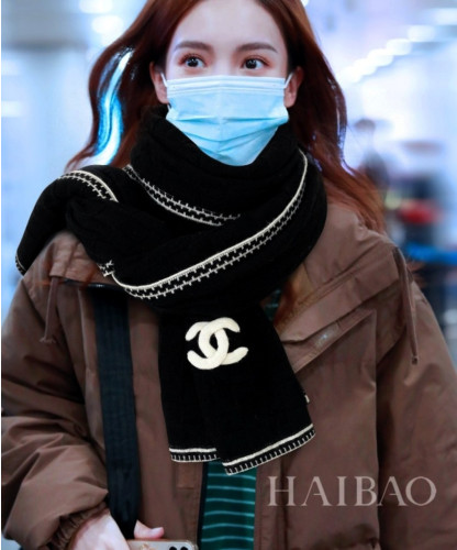 샤넬 CC로고 캐시미어 머플러(2color)