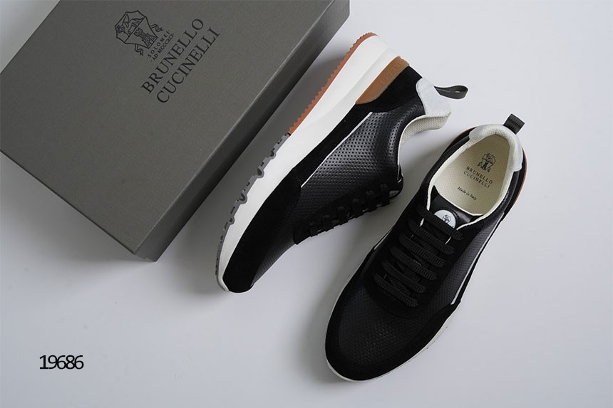 🔆 [BRUNELLO CUCINELLI] 브루넬로 쿠치넬리 스웨이드 레더 코트 스니커즈 🔆