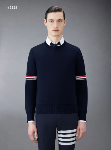 🍀 [THOM BROWNE] 톰브라운 밀라노 암밴드 라운드 니트 🍀