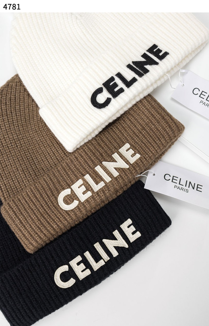 🍀 [CELINE] 셀린느 수입고급 리브드 울 비니 🍀