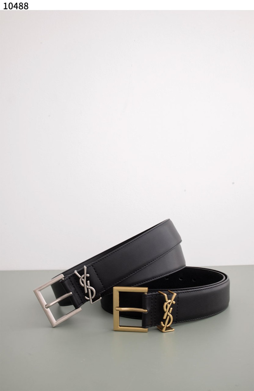 #입생로랑 [YSL] 생로랑 모노그램 스퀘어 버클 카프스킨 벨트 신상입고💢 #벨트 #10488