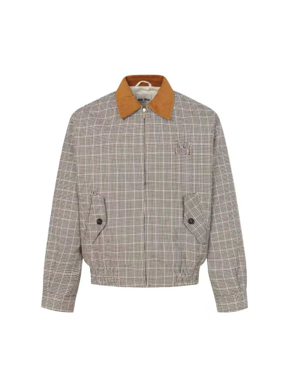 25 SS 미*미* 체크 더블 위브 자켓