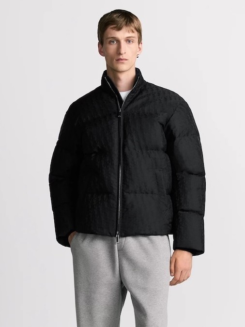 #디올 오블리크 테크니컬 자카드 푸퍼 패딩