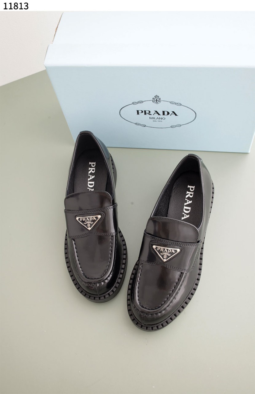 #프라다 [PRADA] 브러시드 로퍼 블랙 신상입고💢 #신발 #11813