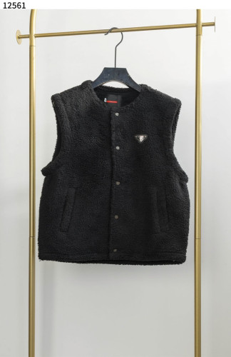 #프라다 [PRADA] 융기모 뽀글이 버튼 베스트 조끼 신상입고💢 #상의 #베스트 #12561