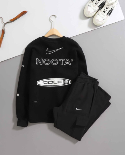 #나이키x녹타 [ N × NOCTA ] 수입 골프 플리스 크루넥 & 기모 팬츠 set 입고💢 #남성세트 #트레이닝셋