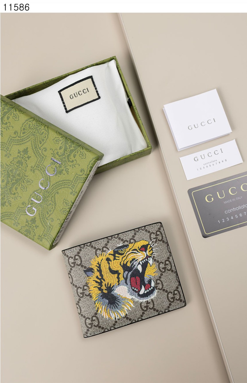 #구찌 [GUCCI] 수입프리미엄급 GG 슈프림 타이거 반지갑 신상 입고💢 #태그 #지갑 #11586