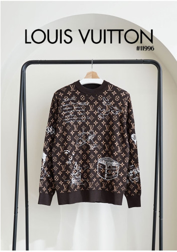 🔆 [LOUIS VUITTON] 루이비통 모노그램 엠브로이더드 크루넥 니트 스웨터 🔆