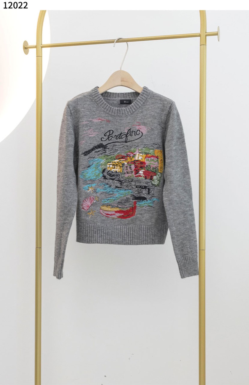 #디올 [Christian Dior] 여성 크루넥 니트 스웨터 신상입고💢 #상의 #니트 #12022