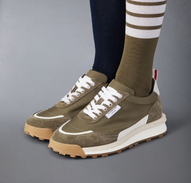 #톰브라운 [ Thom ] 수입 코튼 캔버스 알룸 나이트레이너 스니커즈 ㅡ다크그린ㅡ 입고💢 #신발