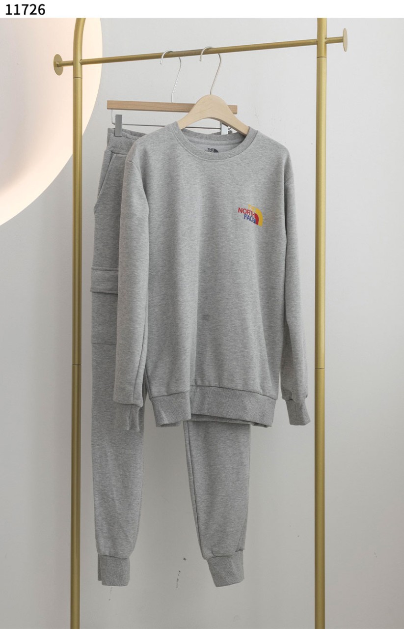 #노스페이스 [The North Face] 로고 맨투맨 & 밴딩 팬츠 기모 셋 신상입고💢 #세트 #11726