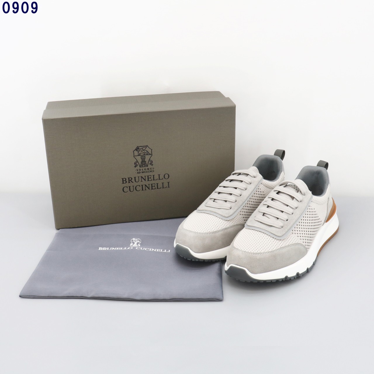 👹부루넬로쿠치넬리 스웨이드 매쉬 스니커즈👹