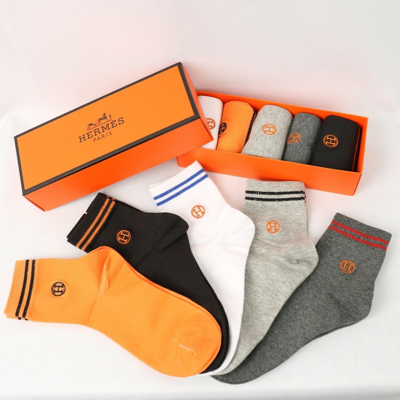 👹에르메스 남녀공용 5종 양말세트👹