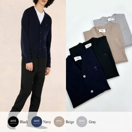 💕 아* 드 꾀흐 까마이외 자수 니트 가디건 (남성)