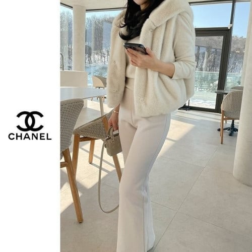 💕 샤* 밍크 페이크 퍼 후드조끼