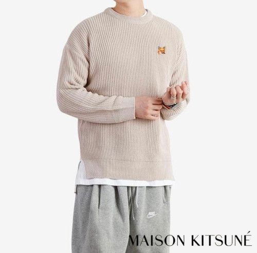 💕 메* 마르지엘라폭스헤드 트임 하찌 라운드 니트