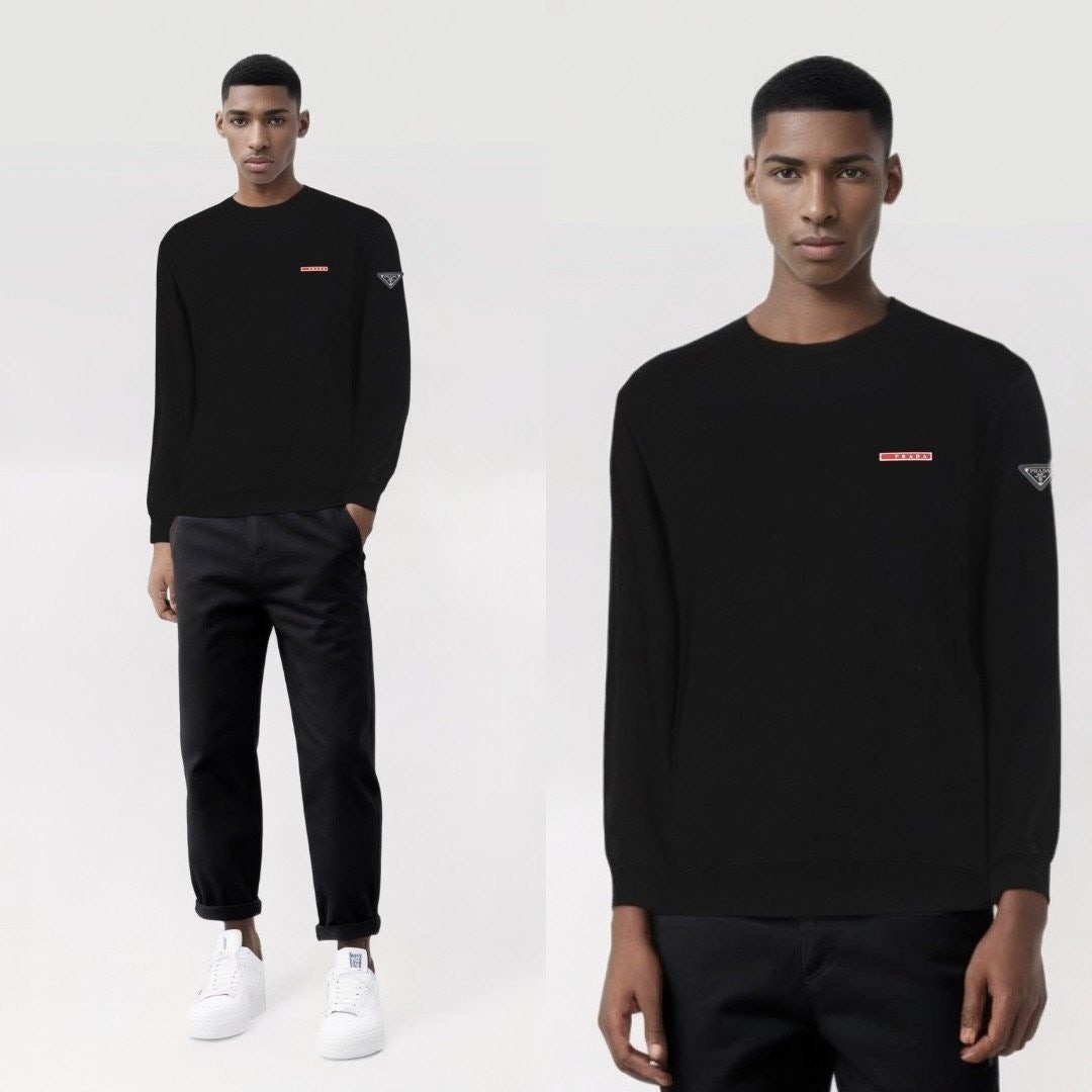 💕 프** 블랙 와펜 기모 맨투맨