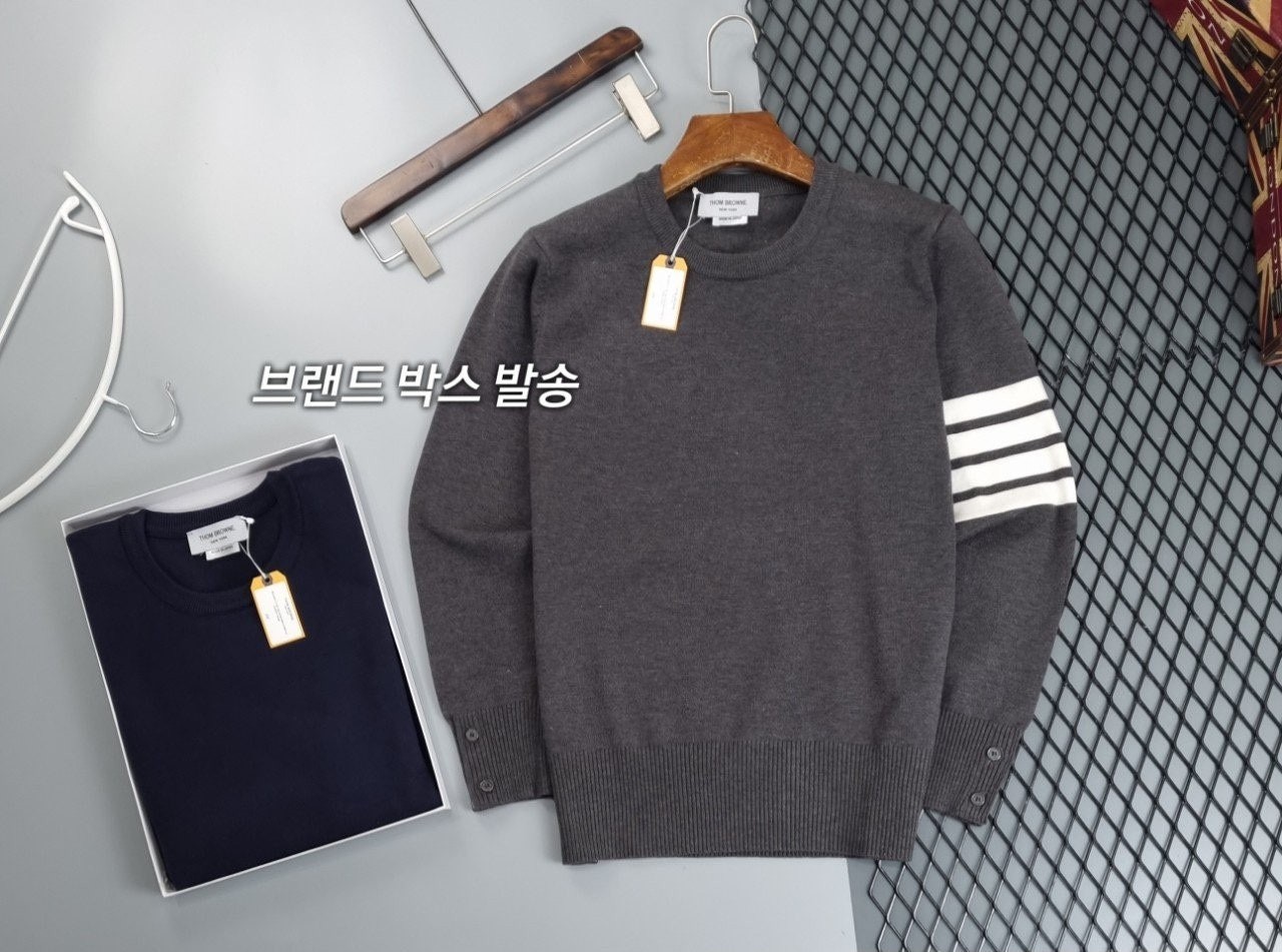 💕 톰* 사선완장 매리노 라운드 울니트➡️수입풀