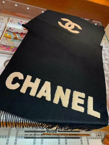 💕 샤* 캐시미어 베이직 로고 블랙 숄