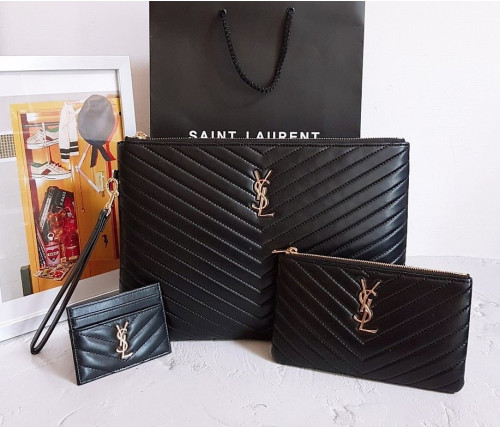 💕 생** 업글 버전 쉐브론 금장 3종 클러치