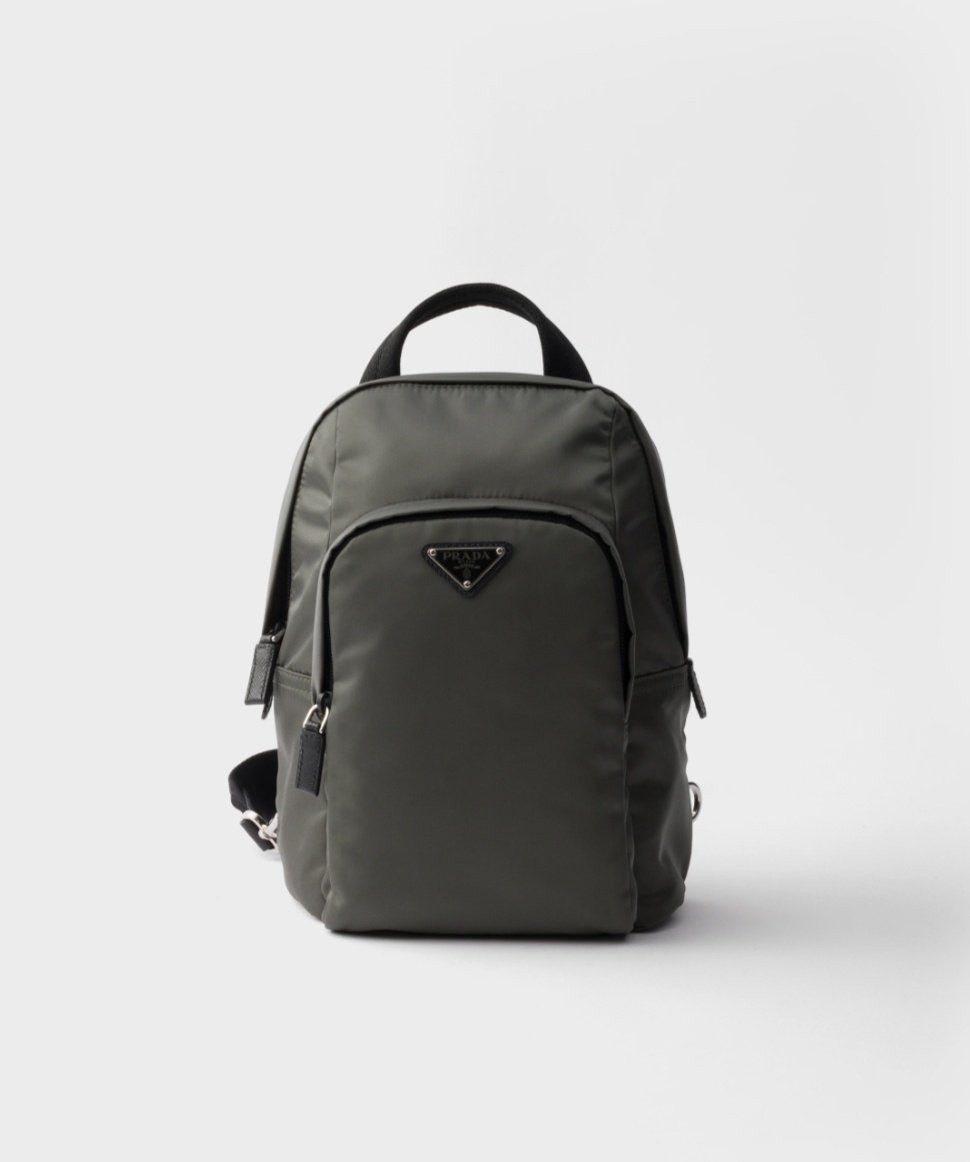 💕 프** 리나일론 및 사피아노 가죽 백팩