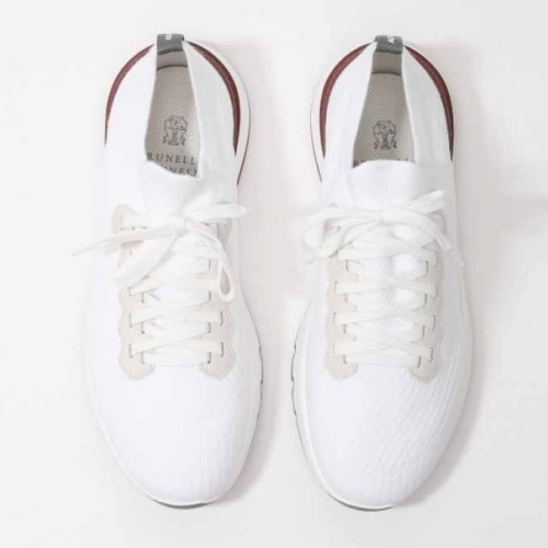 #브루넬로쿠치넬리 [ B*unello Cucinell ] 수입 레더패치 니트 러너 스니커즈 입고💢 #신발