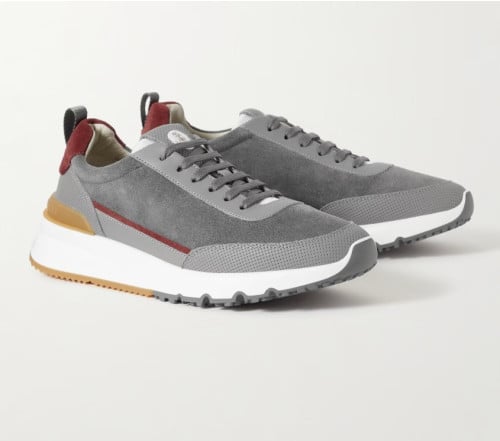 #브루넬로쿠치넬리 [ B*unello Cucinell ] 수입 레더트림 스웨이드 스니커즈 입고💢 #신발