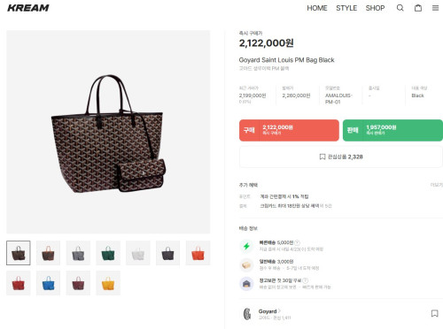 🚨고야드 GOYARD 생루이백