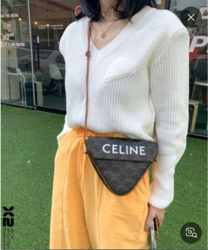 #셀린느 트라이앵글백 트리오페 크로스백 탄(매장판)