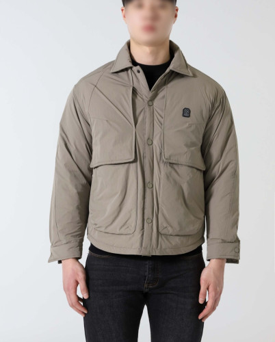 #브루넬로쿠치넬리 [ B*unello Cucinell ] 노튼 카라 셔츠형 자켓  입고💢 #남성상의 #패딩자켓