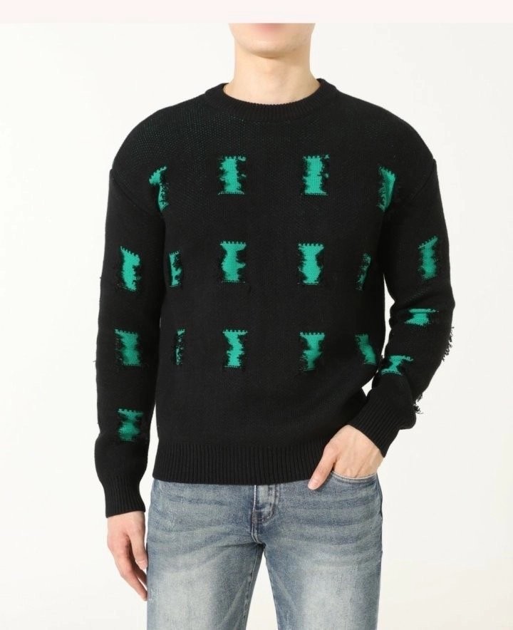 BTG 수입 빈티지 라운드 넥 스웨터