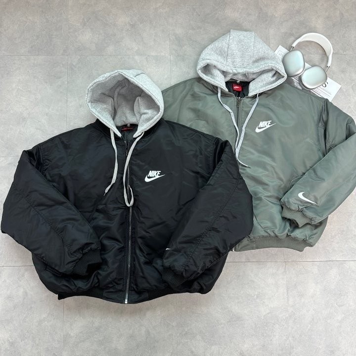 NK 로고 대쉬 후드 항공점퍼