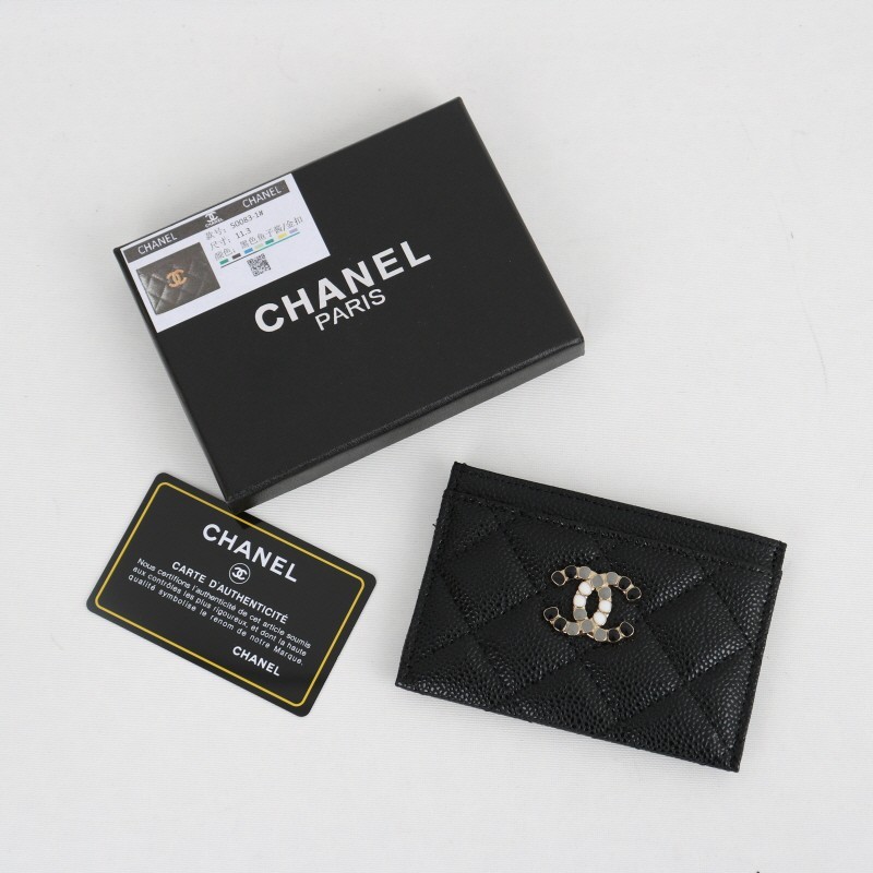 #DF #샤넬 스톤 카드지갑