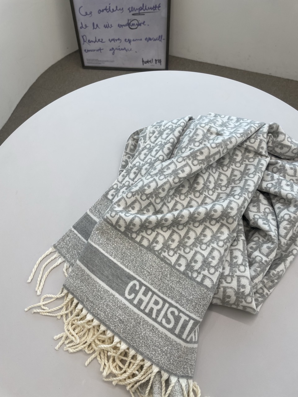 #RR #디올 오블리크 머플러 🧣🩶