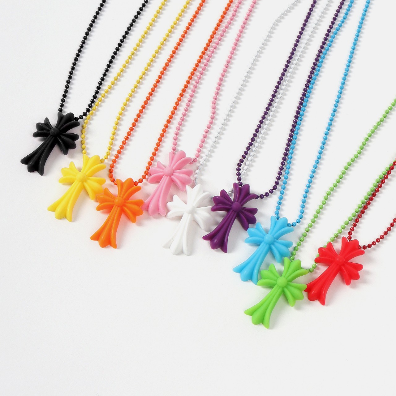 #Z #크롬하츠 크로스 실리콘 목걸이