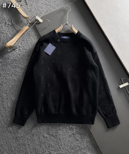 #루이비통 엠브로이더드 시그니처 크루넥 니트