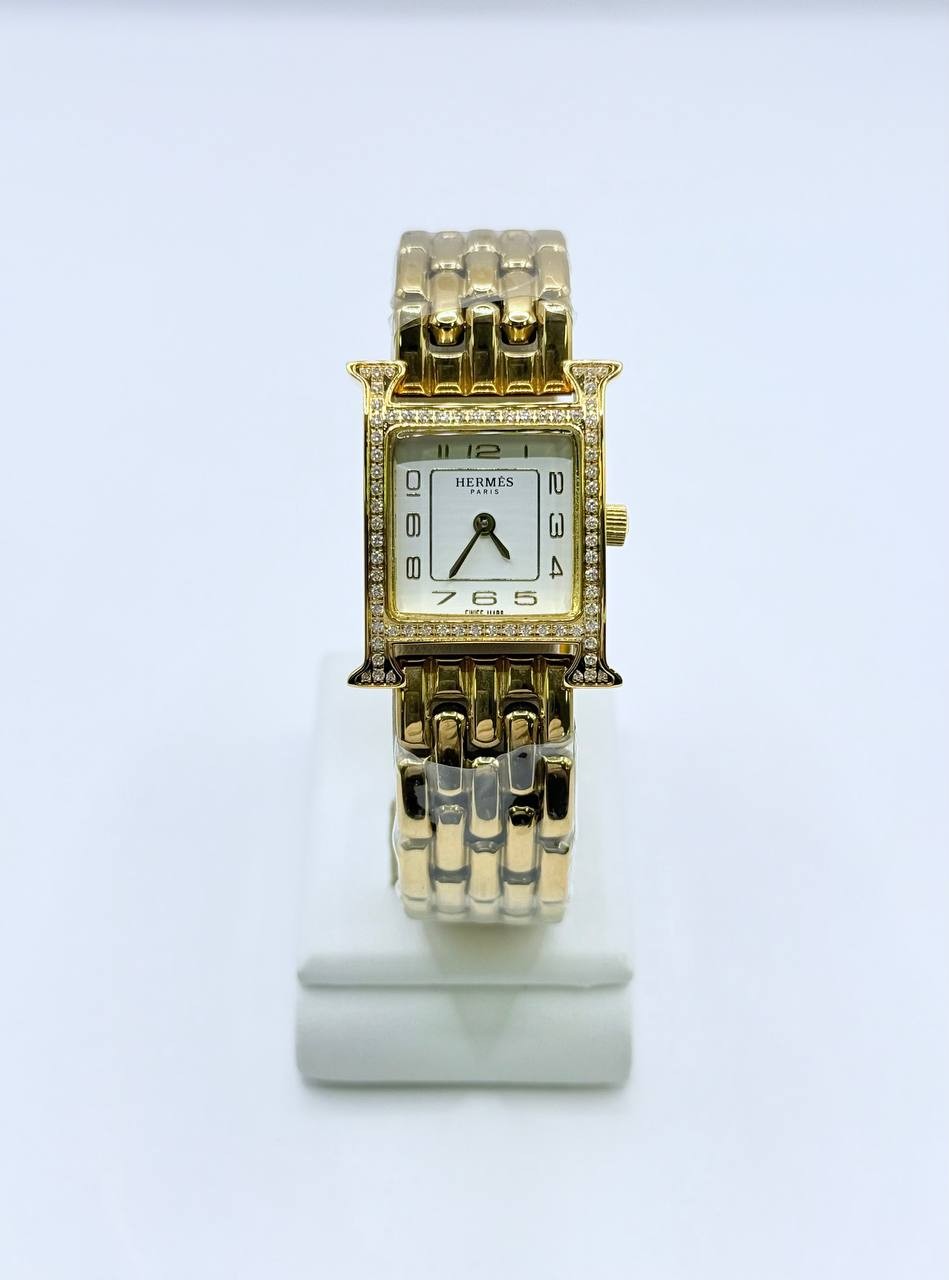 에르메스 골드 메탈 워치