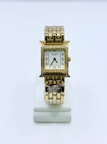 에르메스 골드 메탈 워치