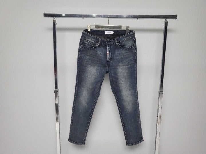 톰브라운 융기모 진청 워싱 청바지